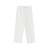 Serval white cotton pants front view